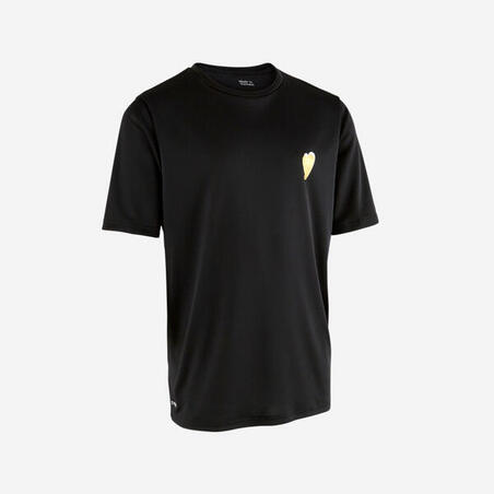 Футболка дитяча 100 для серфінгу з УФ-захистом чорна