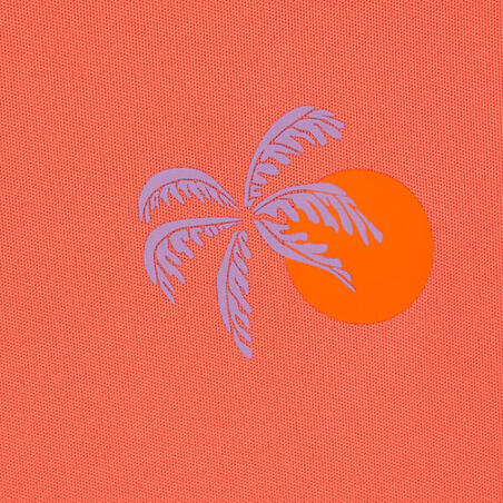 Футболка дитяча 100 для серфінгу з УФ-захистом коралова