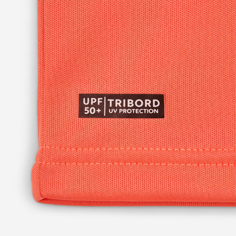 Tricou anti UV 100 UPF50+, UV>95% Palms Corai Copii