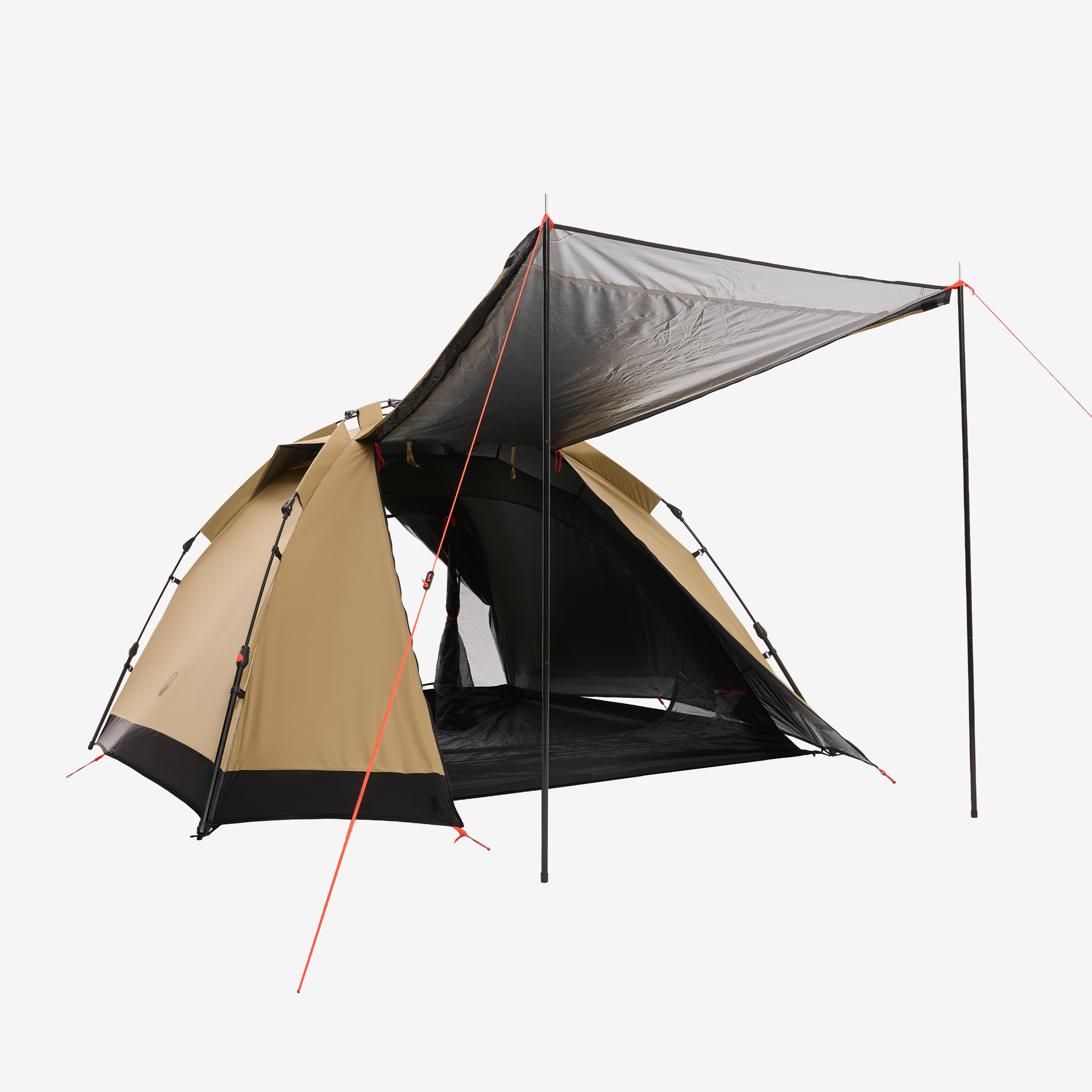 QUECHUA (ケシュア) キャンプ テント 簡単 メッシュ 拡張可能リビング