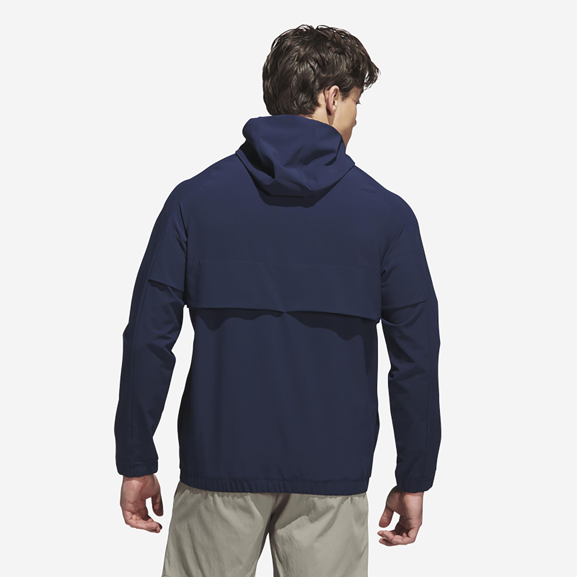 Veste de golf coupe-vent homme, Adidas bleu marine 2/5