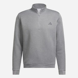 Sweat golf déperlant 1/4 zip homme, Adidas Ultimate365 DWR gris
