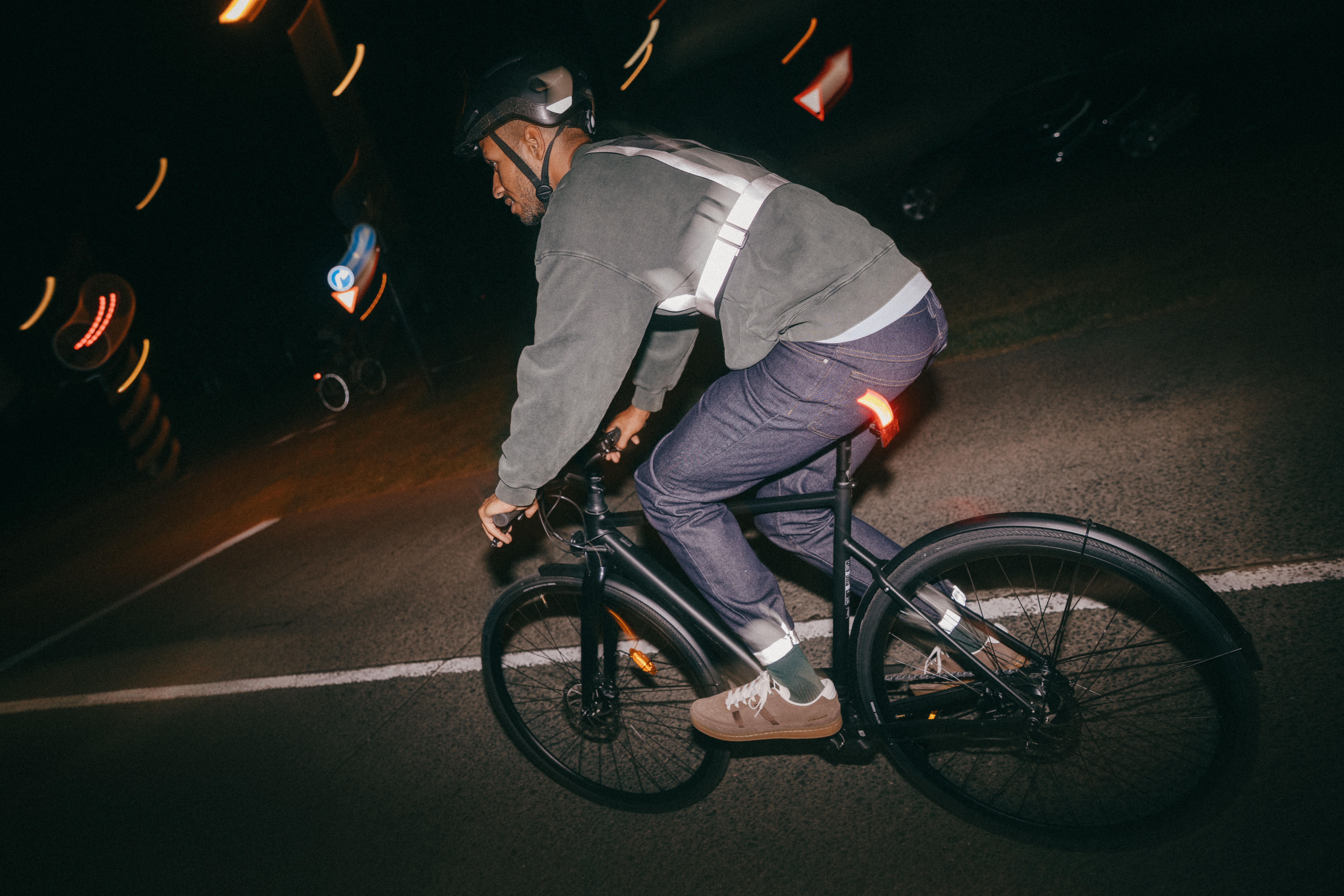 Harnais réfléchissant de visibilité pour vélo de ville - BTWIN