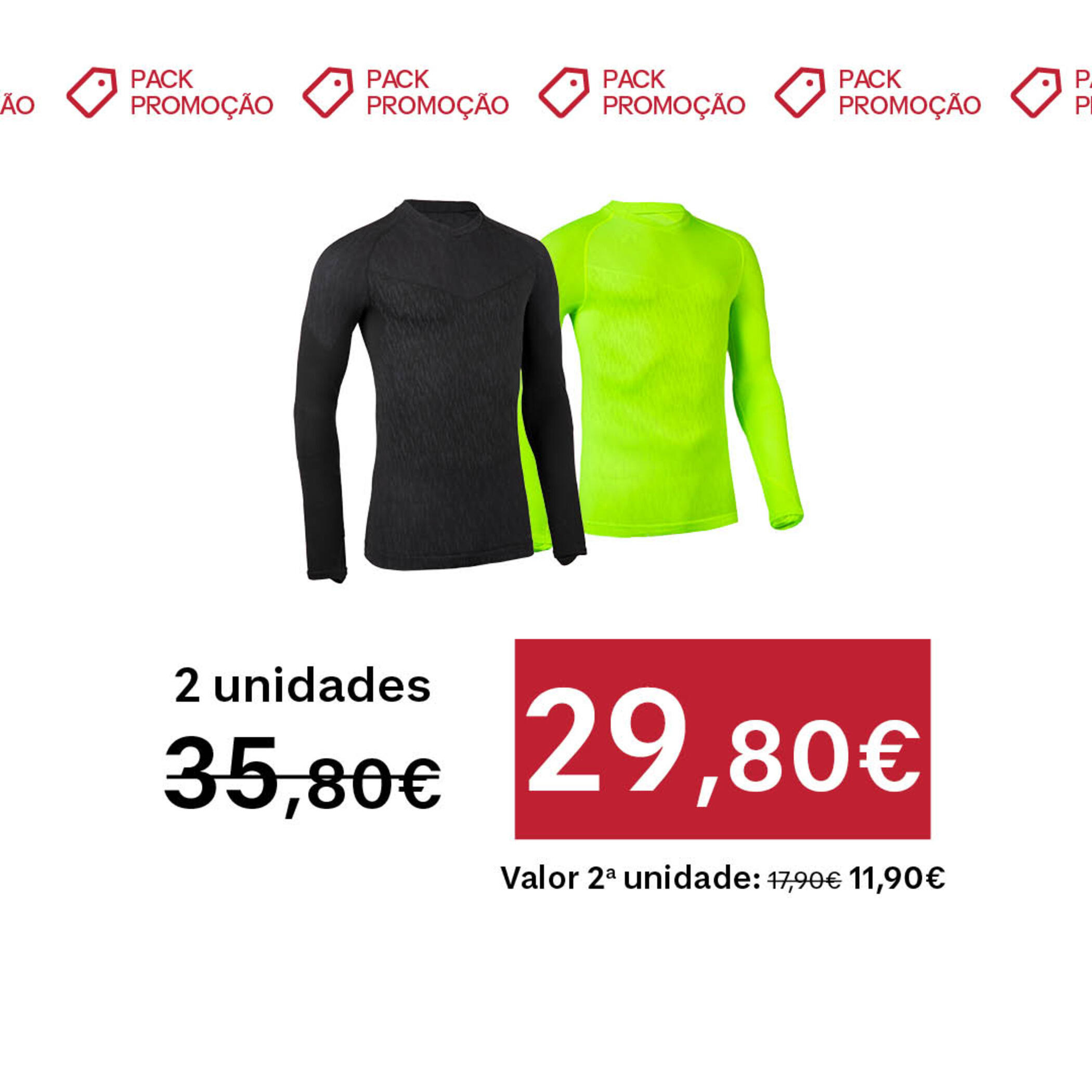Maglia termica calcio adulto KEEPDRY gialla 10/14