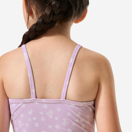 Купальник суцільний Madina mini для плавання для дівчат світло-фіолетовий