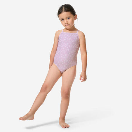Купальник суцільний Madina mini для плавання для дівчат світло-фіолетовий