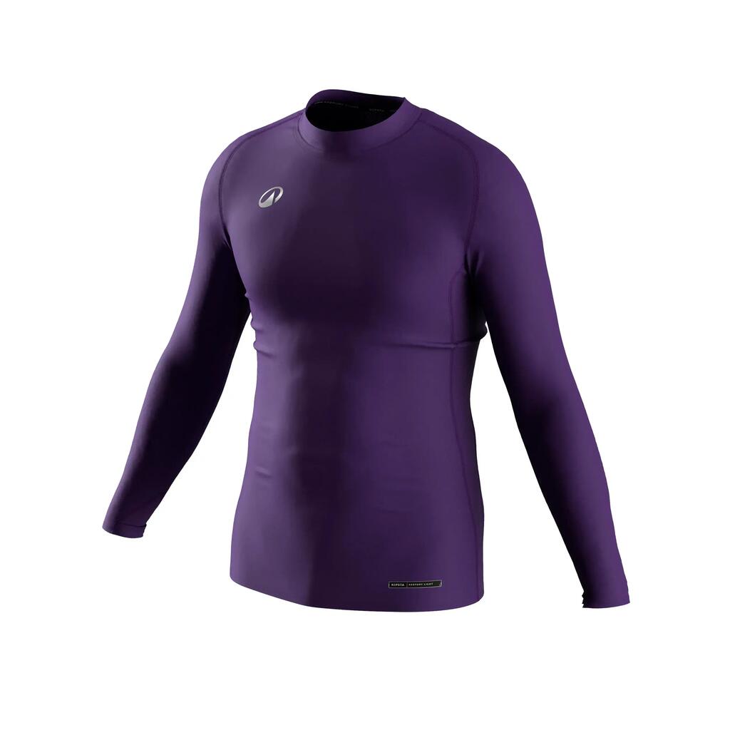Unisex detské futbalové termotričko Keepdry Club fialové