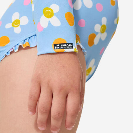 Купальник суцільний Izia для плавання для дівчат з УФ-захистом синій