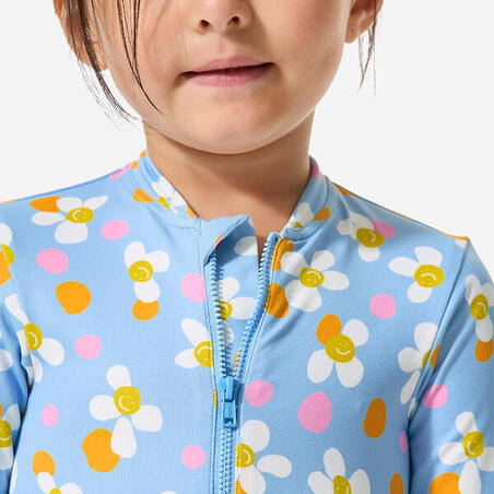 Купальник суцільний Izia для плавання для дівчат з УФ-захистом синій