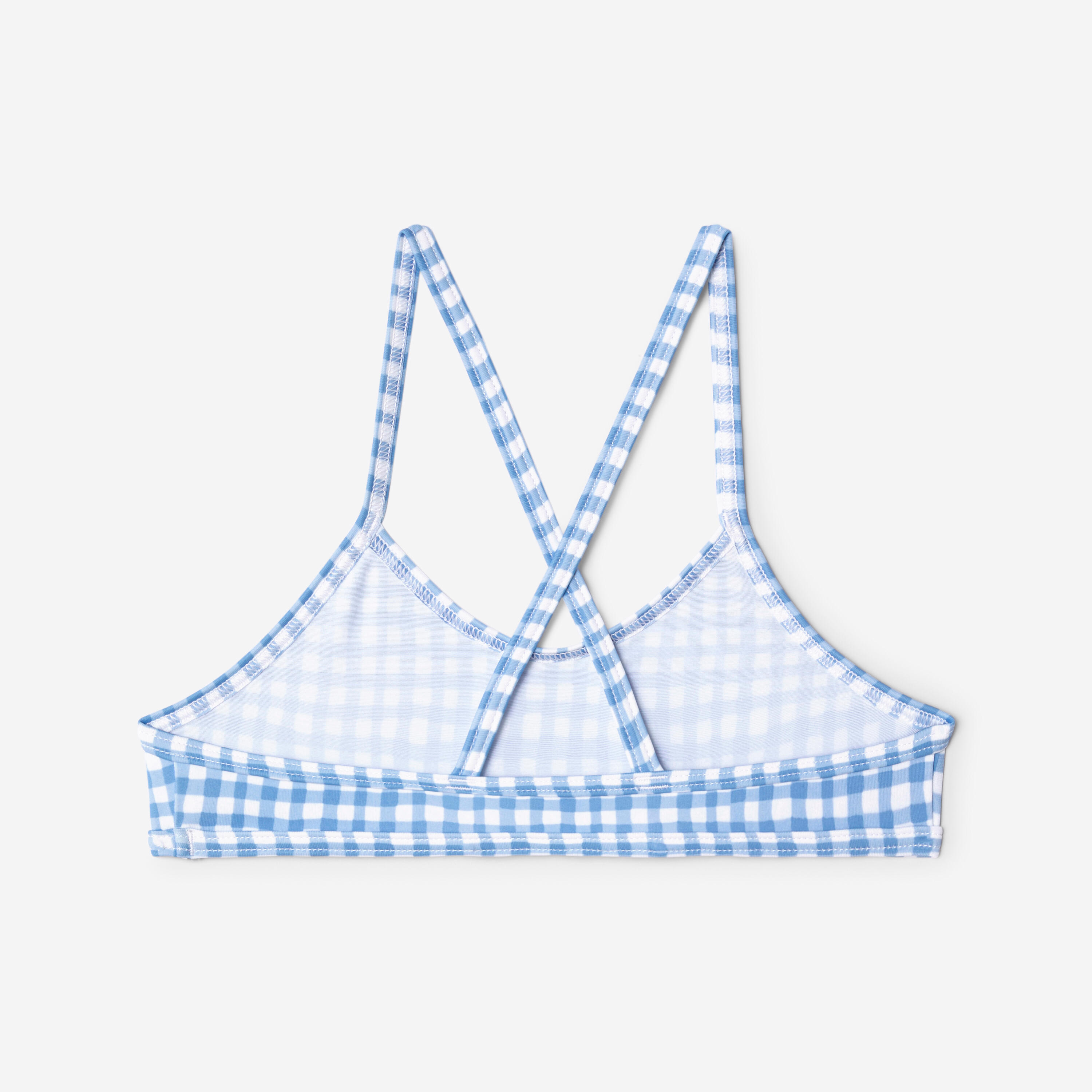 Girls’ Surfing 2-Piece Swimsuit with Crossed Straps, Boni - DECATHLON