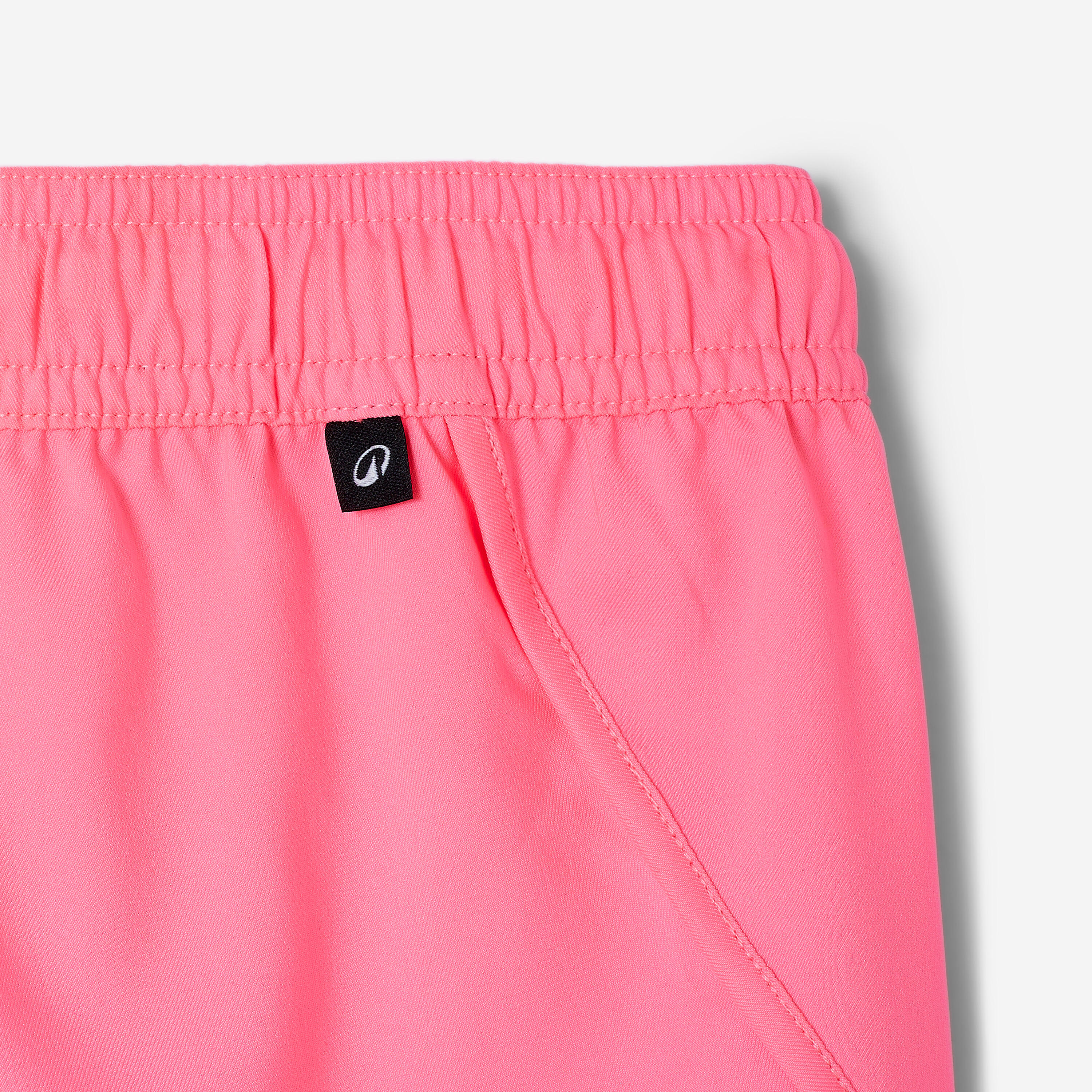 Maillot de bain short fille, Caro 100 rose fluo 8/8