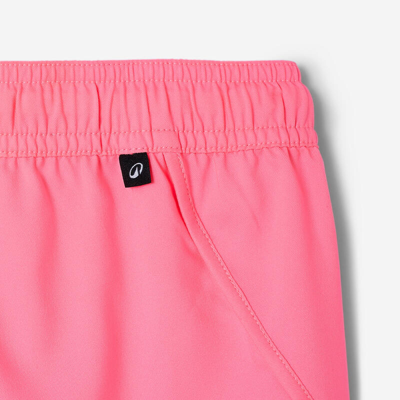 Çocuk Deniz Şortu - Neon Pembe - Caro 100