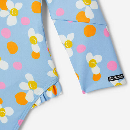 Купальник суцільний Izia для плавання для дівчат з УФ-захистом синій