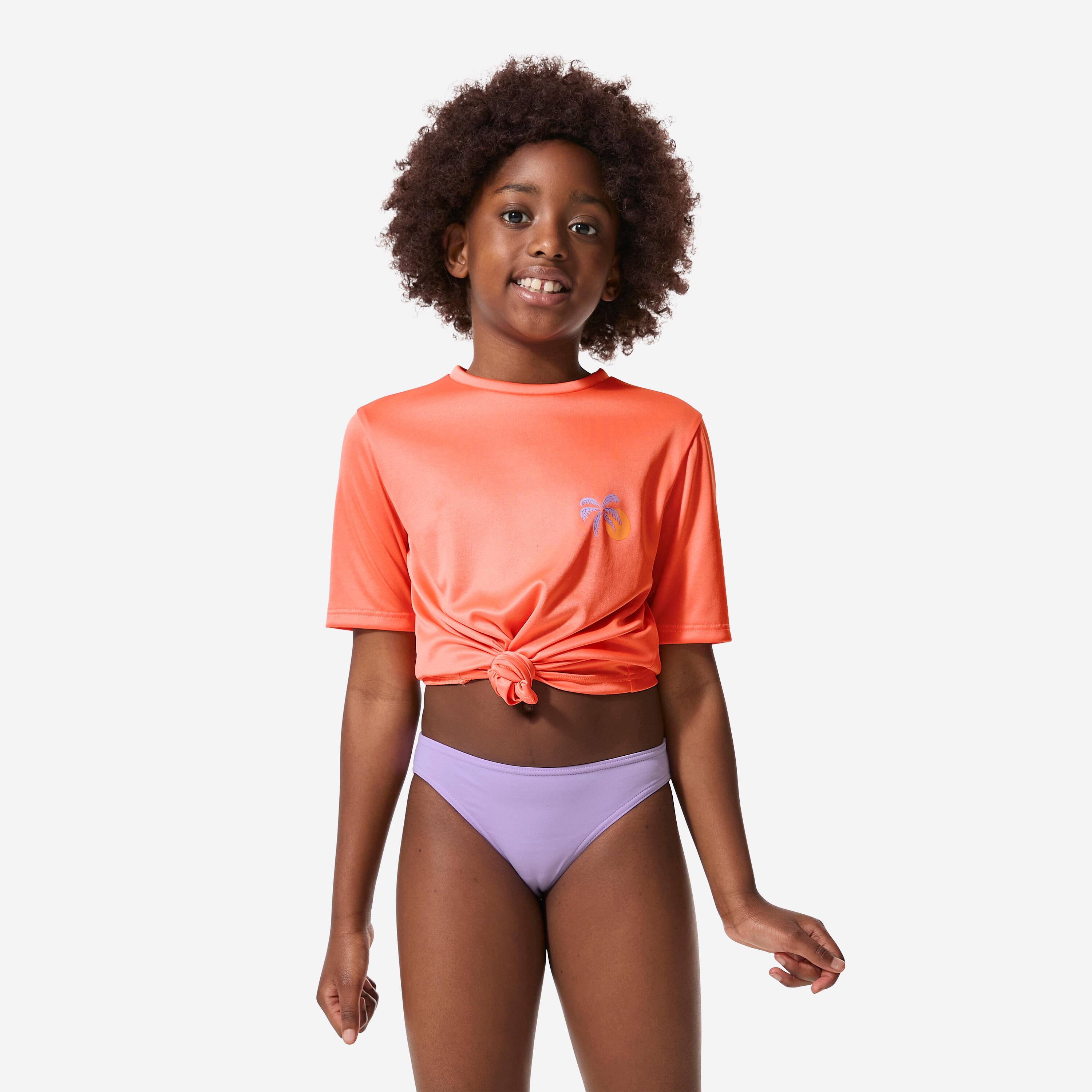 Costume slip ragazza lilla 2/6