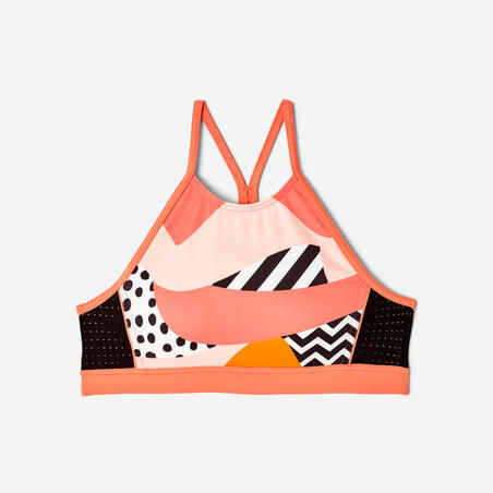 Верх купальника 900 Baha для серфінгу для дівчат помаранчевий