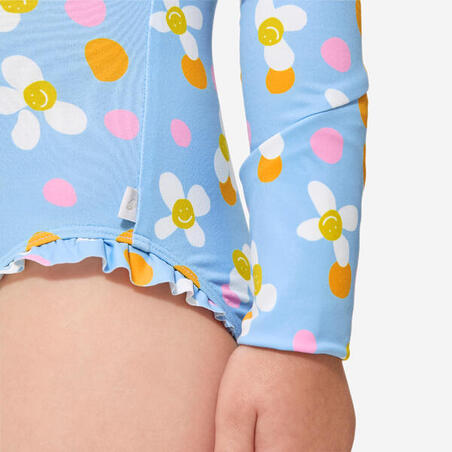 Купальник суцільний Izia для плавання для дівчат з УФ-захистом синій