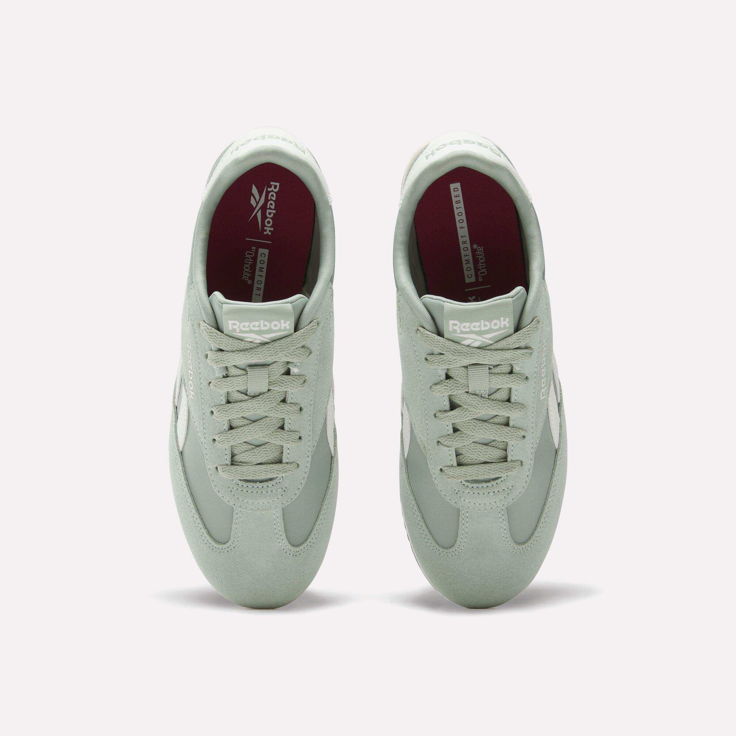Baskets Femme, Reebok WORLD 70 vert 3/5