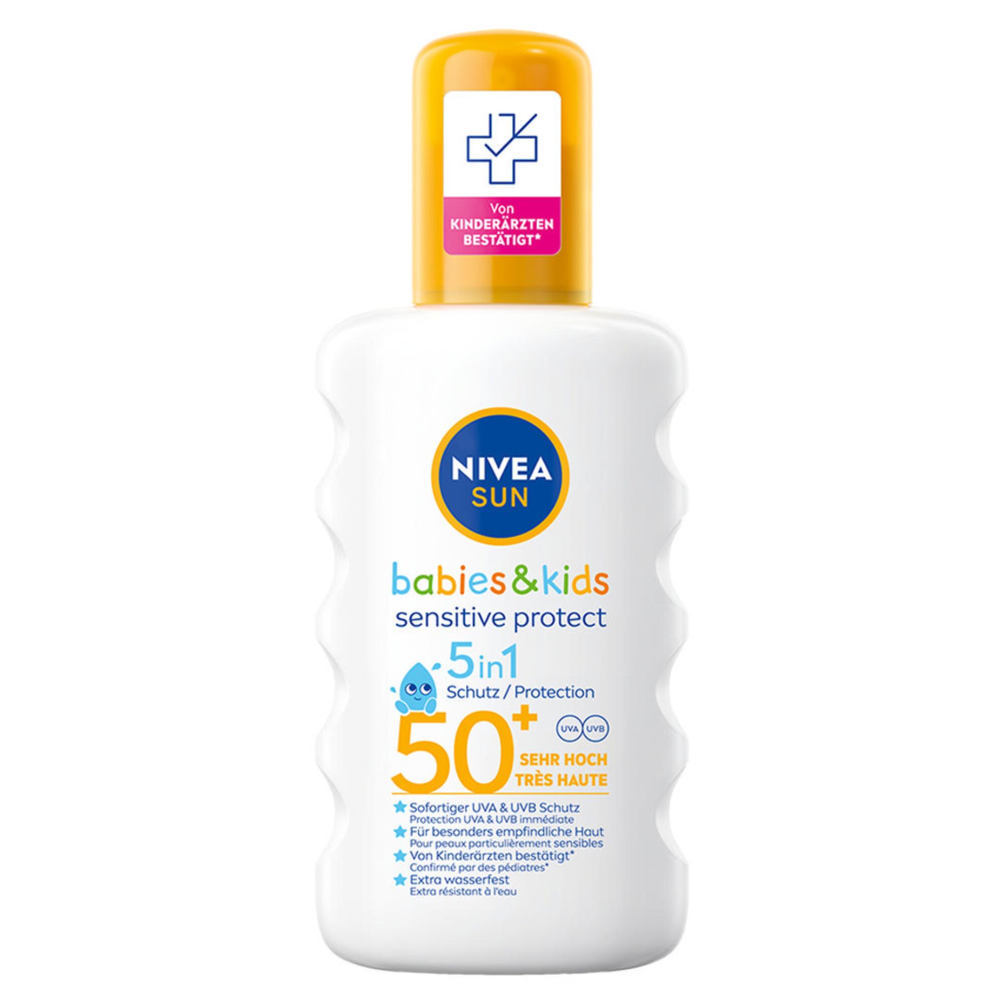 NIVEA SUN CREAM NIVEA BABY AND KIDS SENSITIVE SPF 50+ 200 ML