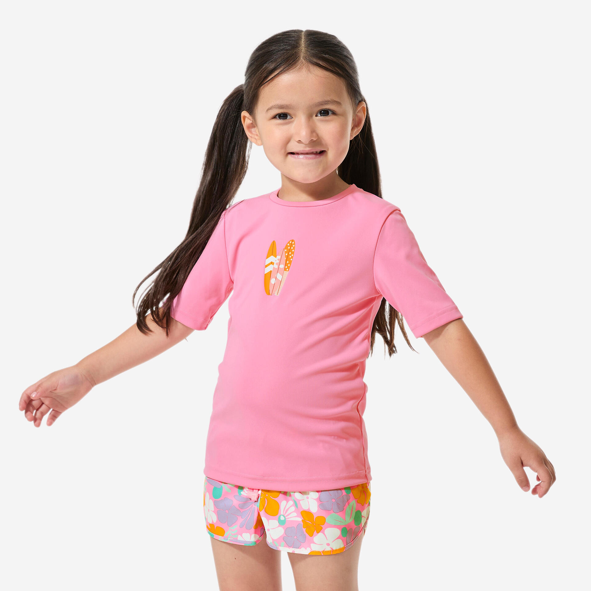 T-shirt anti uv surf enfant - 100 love sea rose - Sports nautiques et aquatiques - Sports de glisse - OLAIAN-Decathlon PRO - Clubs - Entreprises -
