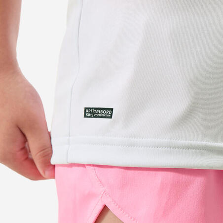 Футболка дитяча 100 Love для серфінгу з УФ-захистом біла