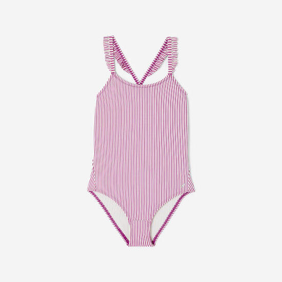 Maillot de bain 1 pièce natation Fille enfant, Lila lanza violet
