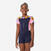 Maillot de bain combinaison shorty natation Fille enfant, Una lys marine