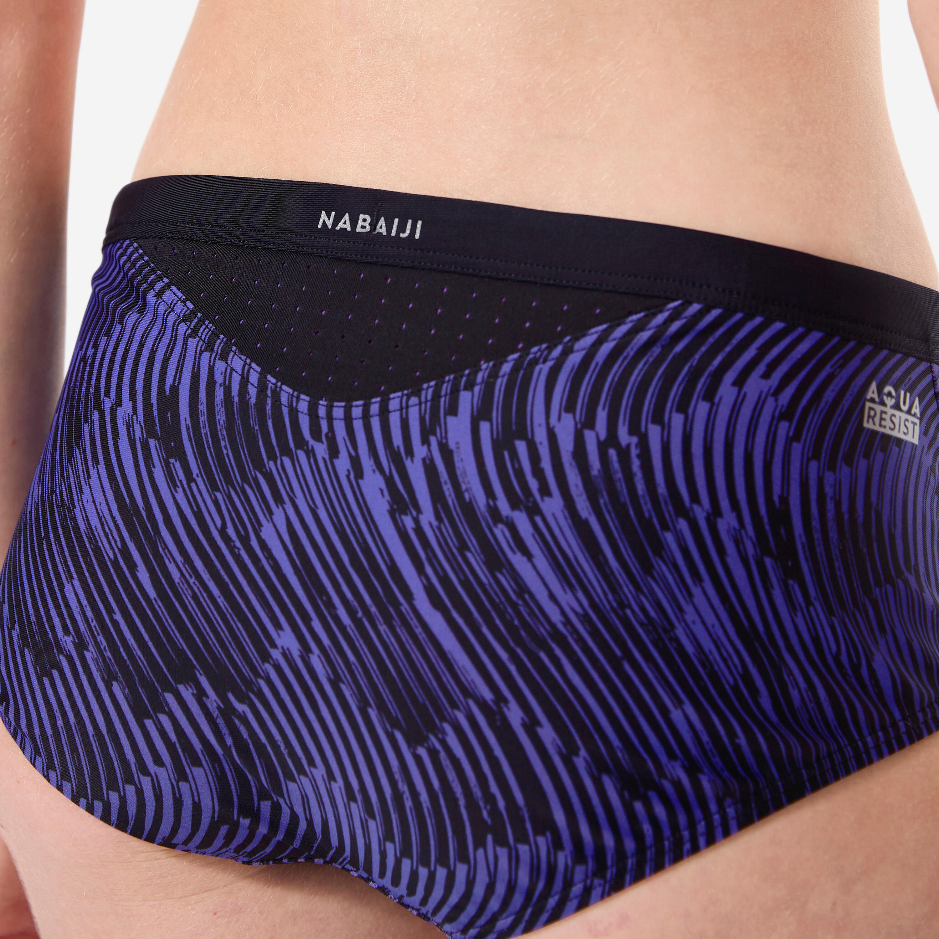 Bas de maillot de bain natation Fille ado, Kamyleon mouv violet 6/10