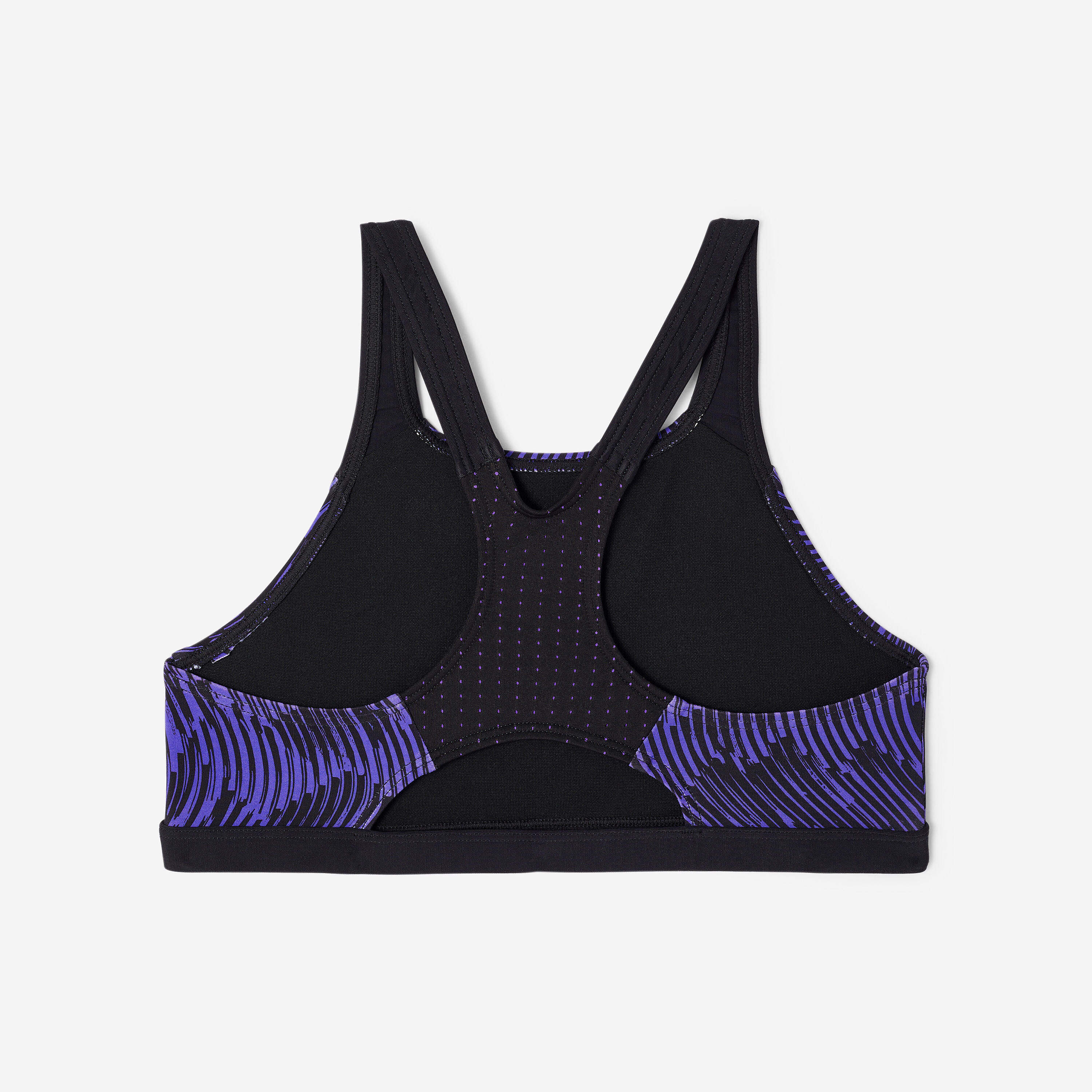 Haut de maillot de bain natation Fille ado, Kamyleon mouv violet 9/13