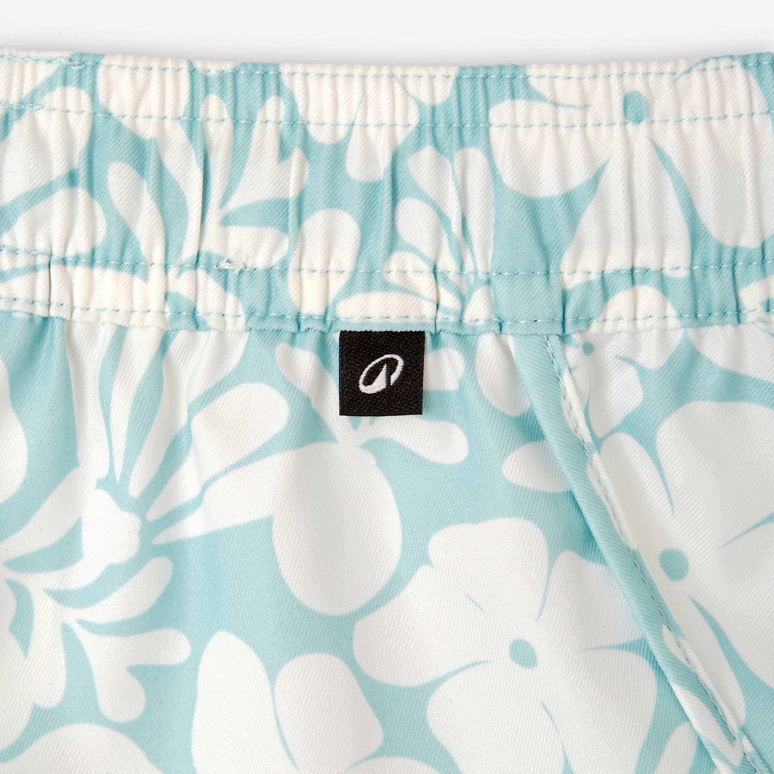 Pantaloncino mare bambina 100 CARO blu 8/9