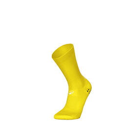 Chaussettes de foot mi-hautes anti-dérapantes JR, Viralto II Mid Jaunes