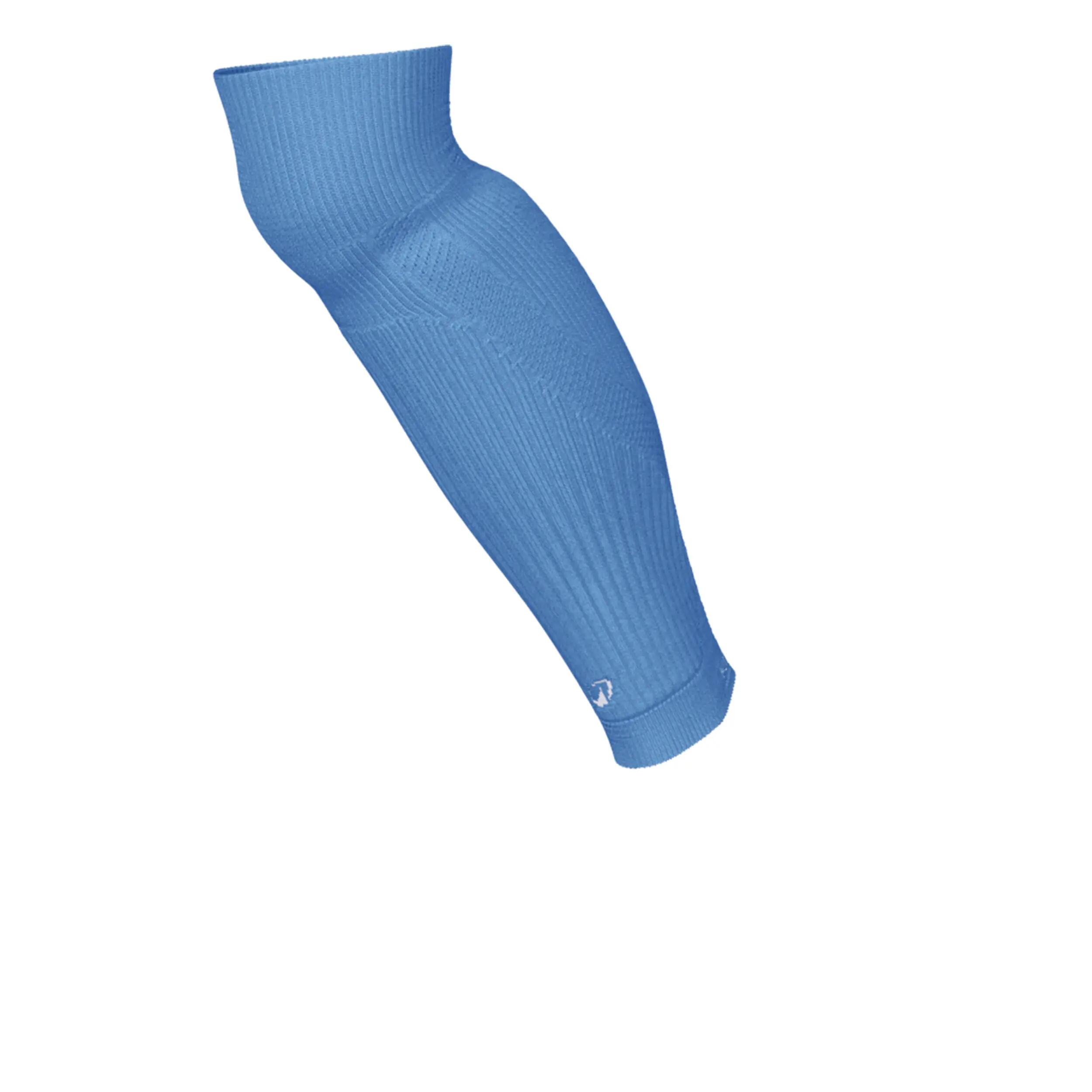 Chaussettes de football sans pied adulte bleue clair 7/7