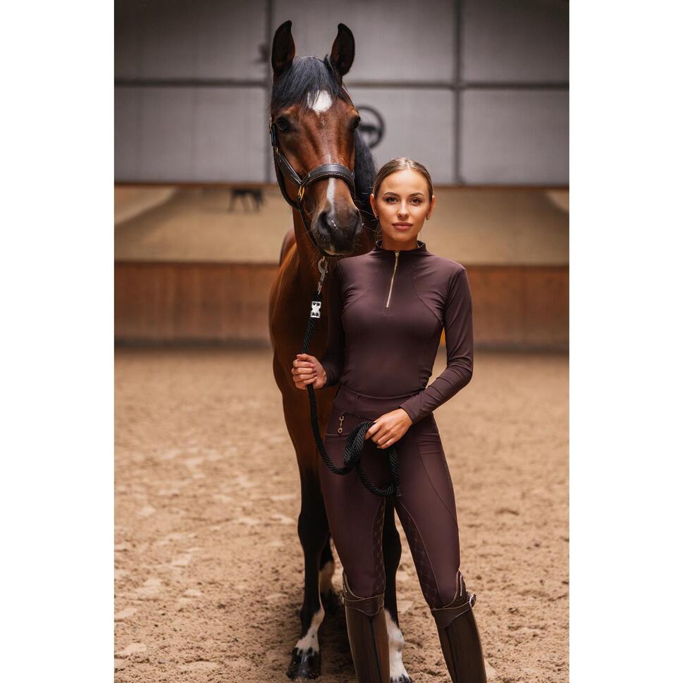 Bluzka Vanessa brązowa JD Atack