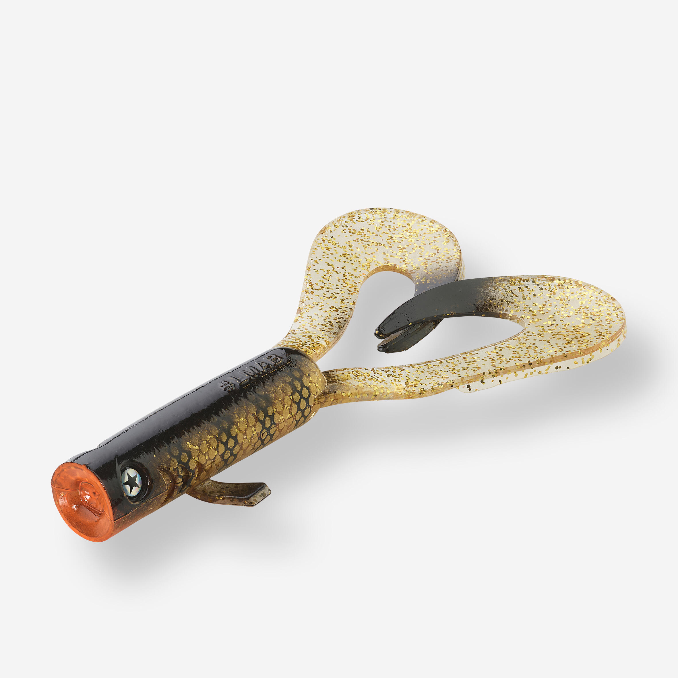 Leurre souple DRUNK DANCER 15cm Gold Exclu Decathlon 2/4