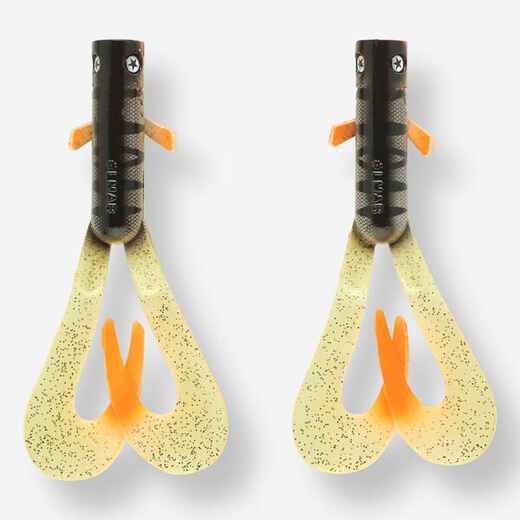 drunk hoo fishing lure Tater Hog Hoochiemomma Wake Bait The original D RAVENCRAFT Slow Sinking Soft Bait