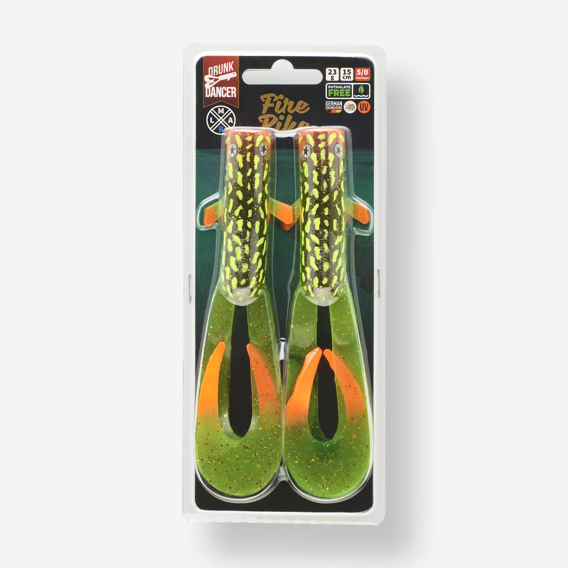 Leurre souple DRUNK DANCER 15cm Firepike Exclu Decathlon 4/4