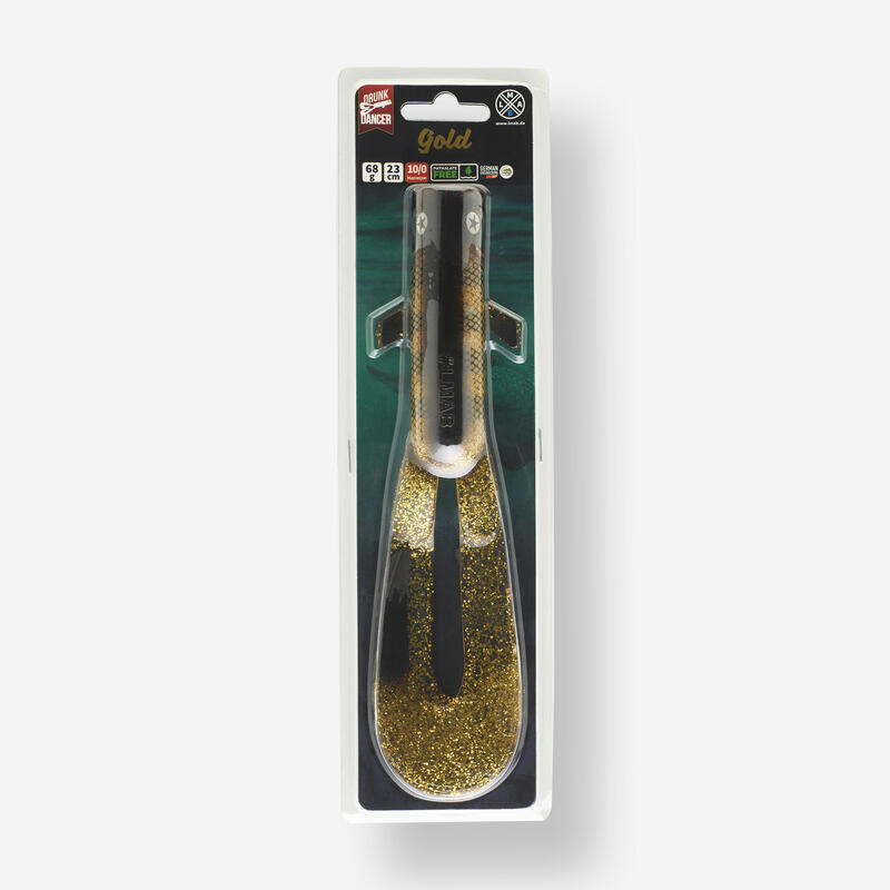 Nălucă flexibilă DRUNK DANCER 23cm Gold Exclusiv Decathlon