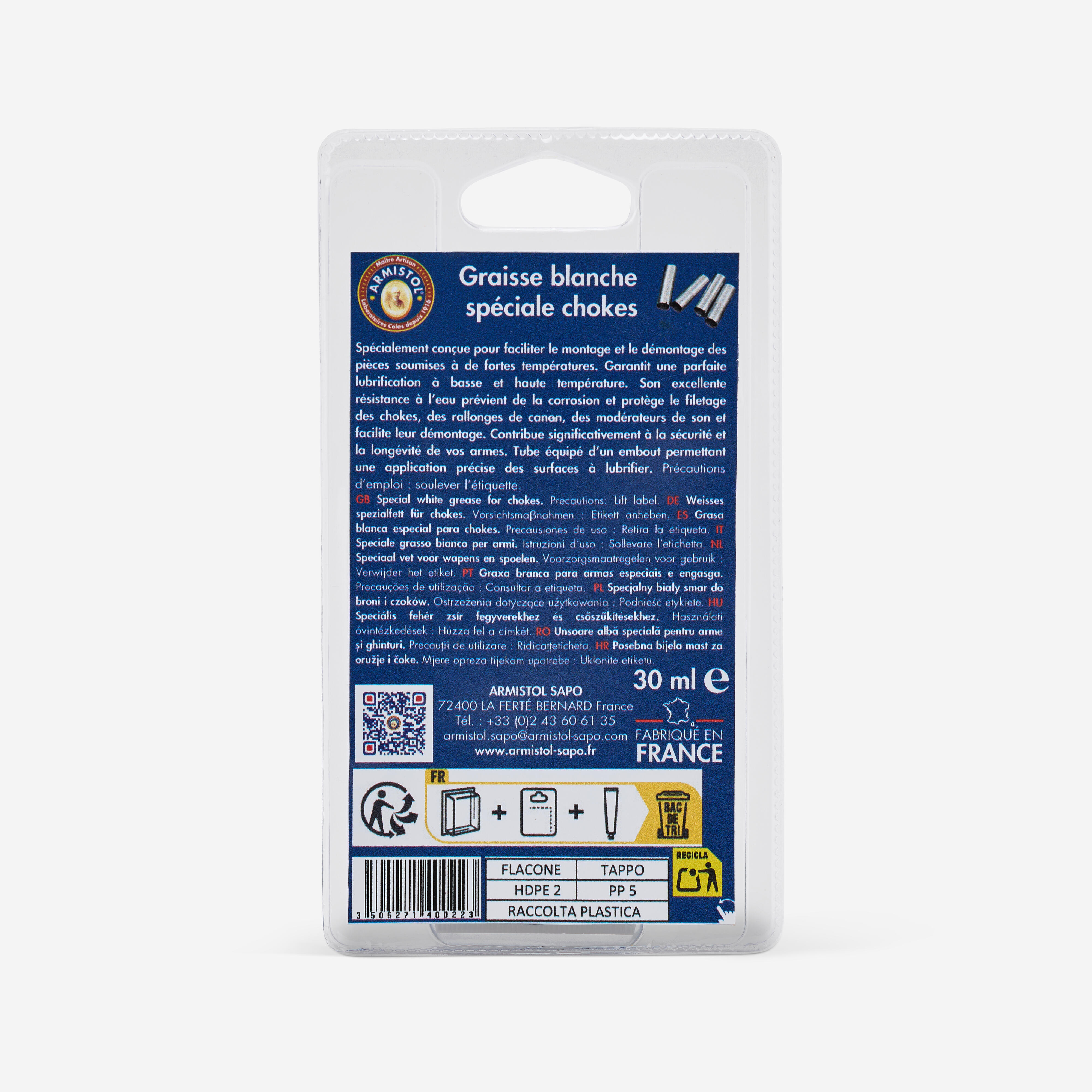 ARMISTOL ARMISTOL špeciálne mazivo na zahrdlenie hlavne 30 ml NO SIZE · záber 5