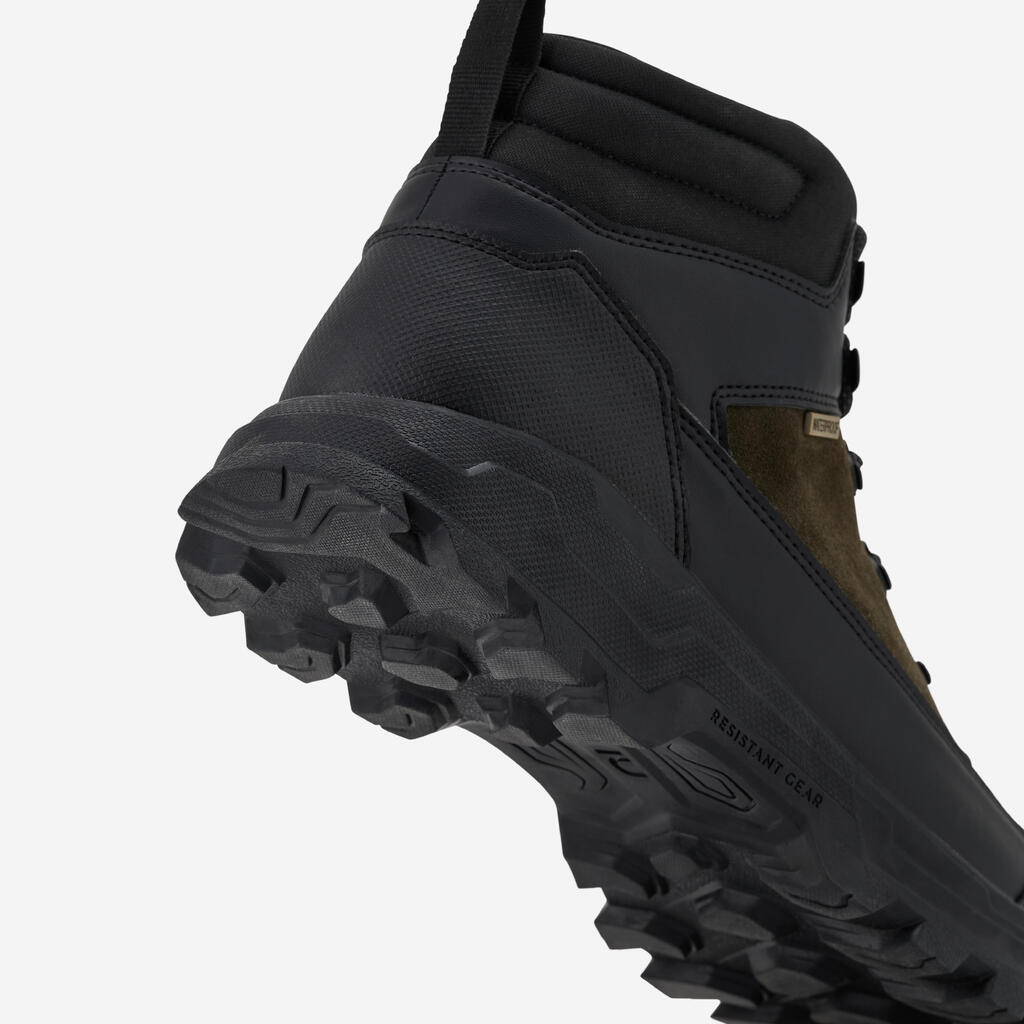 Chaussures chasse imperméables vertes crosshunt 100 v2