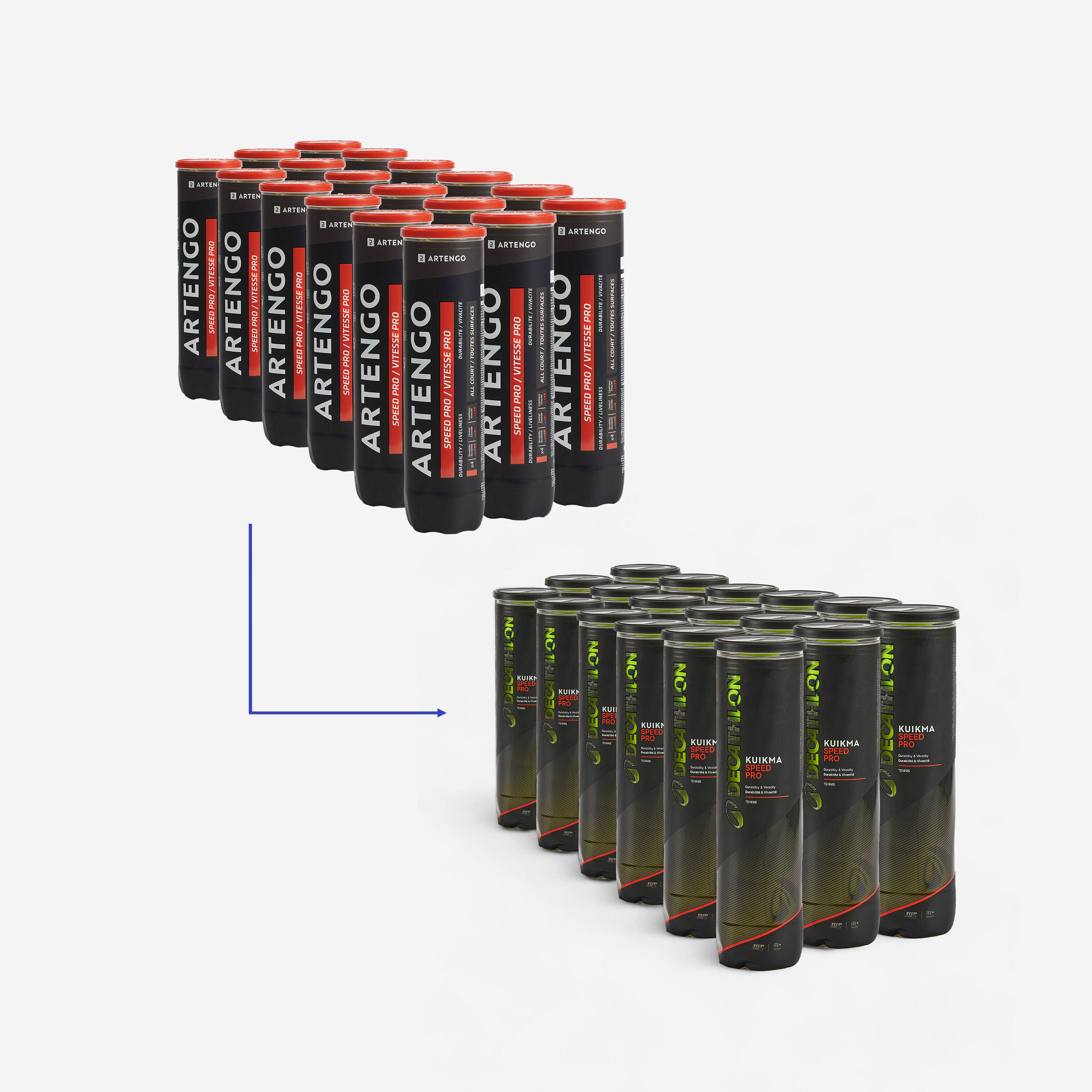 Lively Tennis Ball Speed Pro 18 x 4-Packs -  4