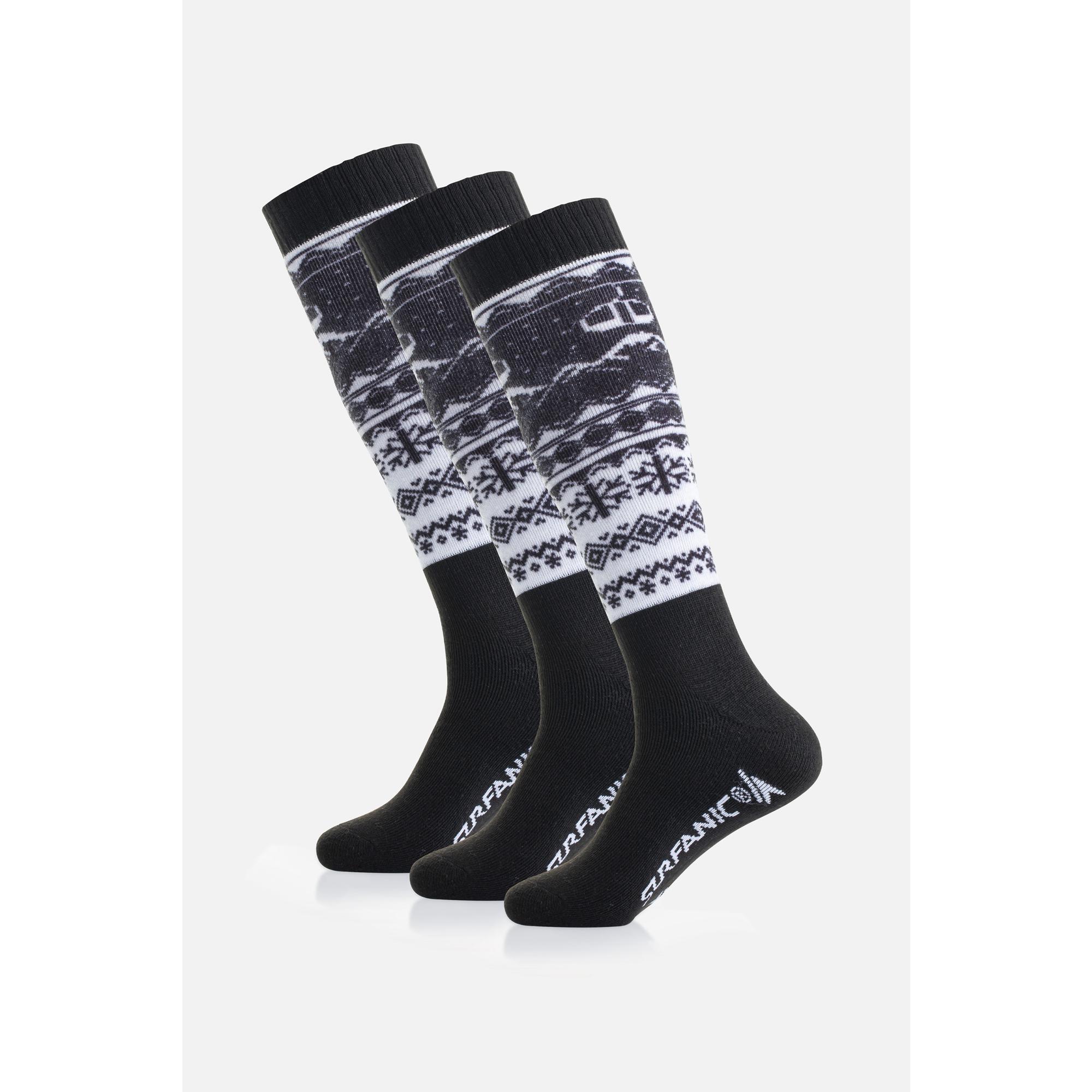 Skarpety narciarskie dla dorosłych Surfanic Full Size Fairisle 3p. (roz. 37-41) 4/7