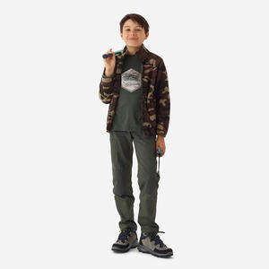 Camiseta Solognac Niños Verde Estampado Jabalí