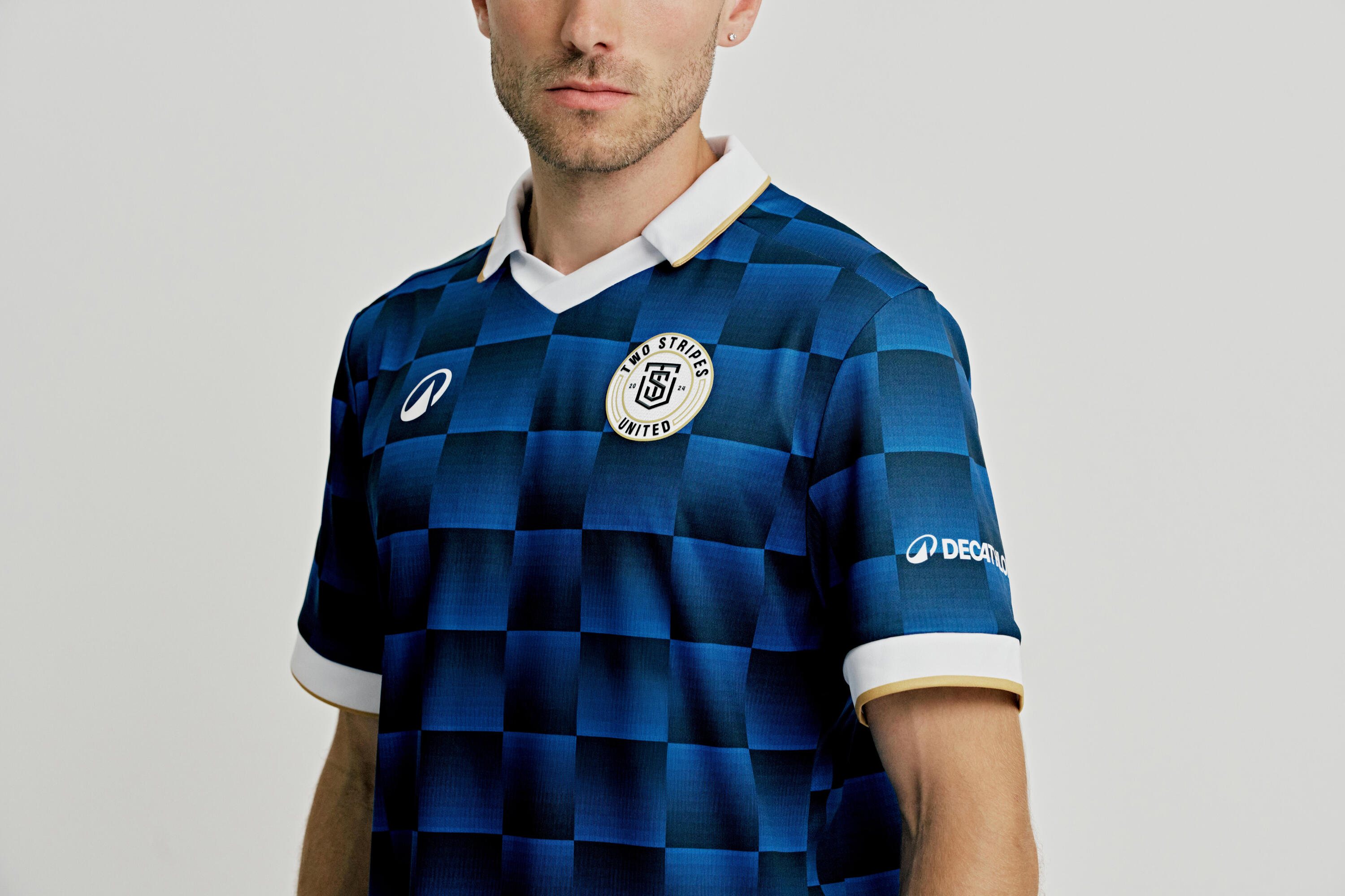 Damen/Herren Fußball Heimtrikot - Two Stripes United Icon League Season 4 3/7