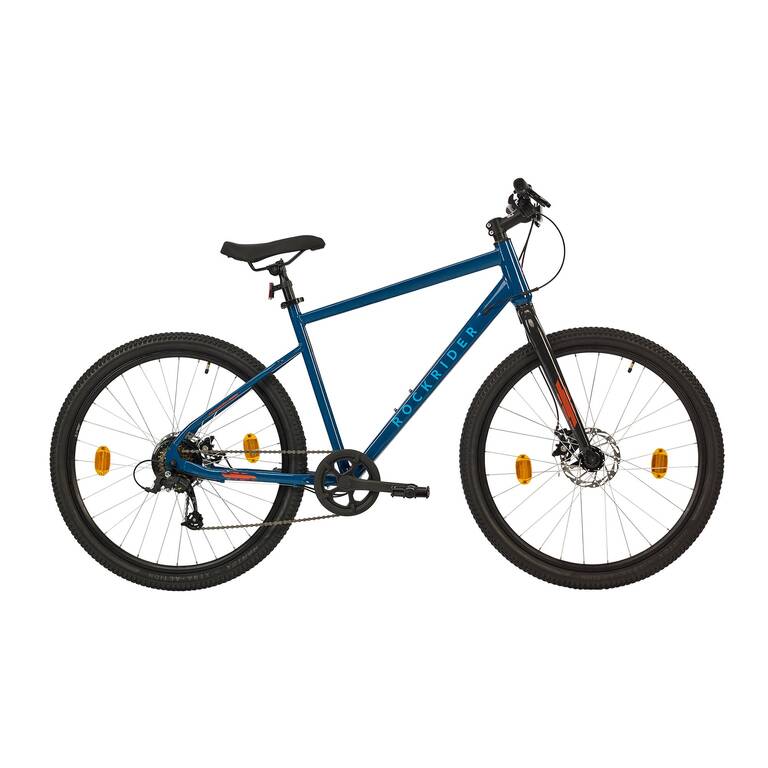 Rockrider Explore 30 7-Gear V-Brake All Terrain Mountain Bike - Ocean Blue -  1