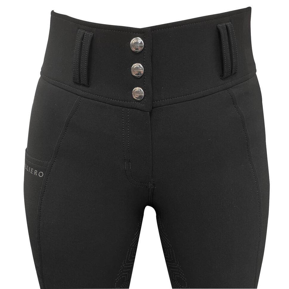 Bryczesy Covalliero z wysokim stanem