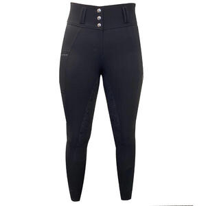 Pantalón Covalliero Negro Talle Alto