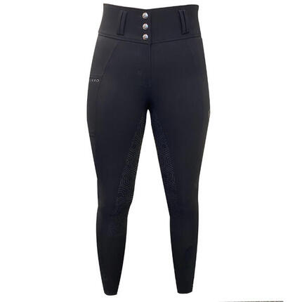 PANTALON TAILLE HAUTE COVALLIERO NOIR