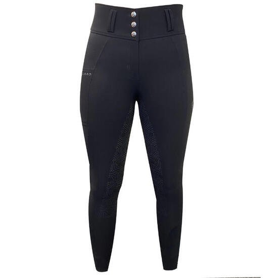 PANTALON TAILLE HAUTE COVALLIERO NOIR