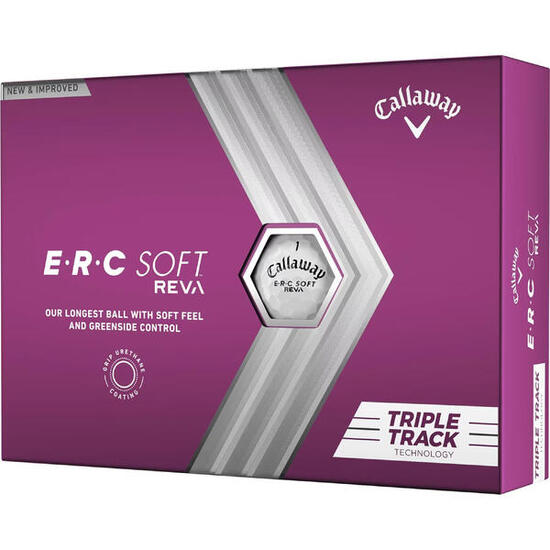 Balles de golf x12, ERC Soft REVA