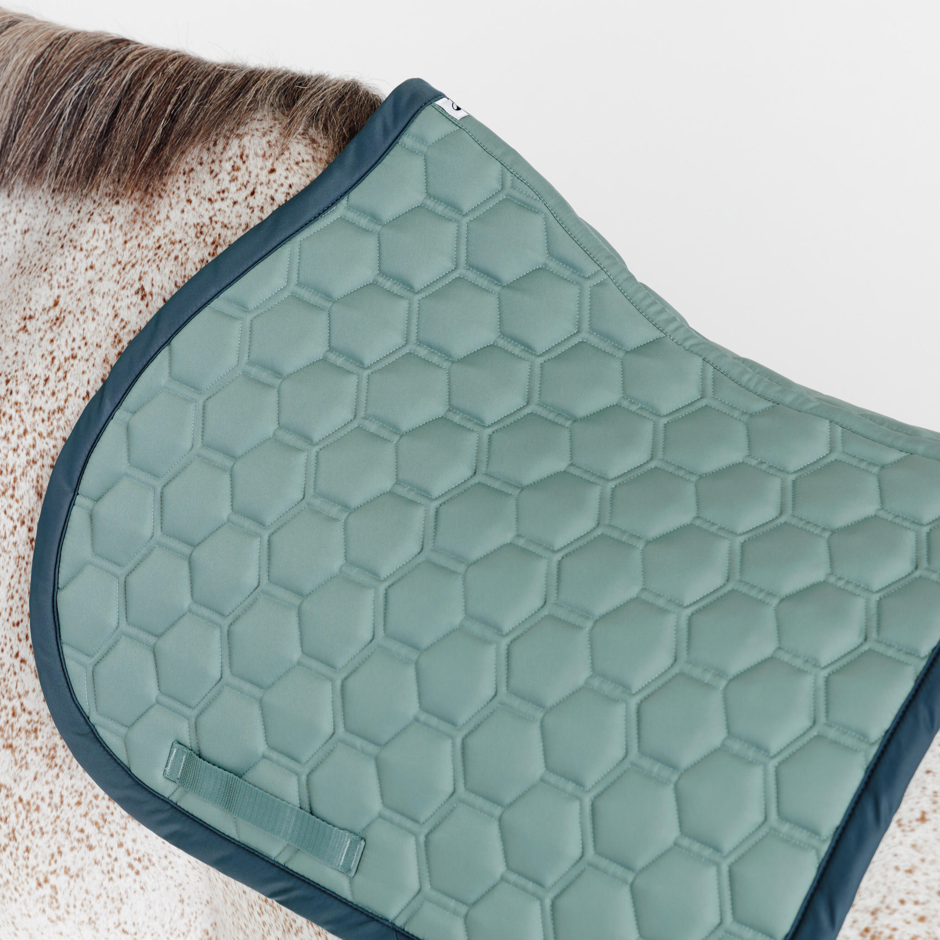 Sottosella equitazione cavallo e pony 500 verde 3/6