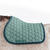 Tapis de selle équitation cheval - 500 vert eucalyptus